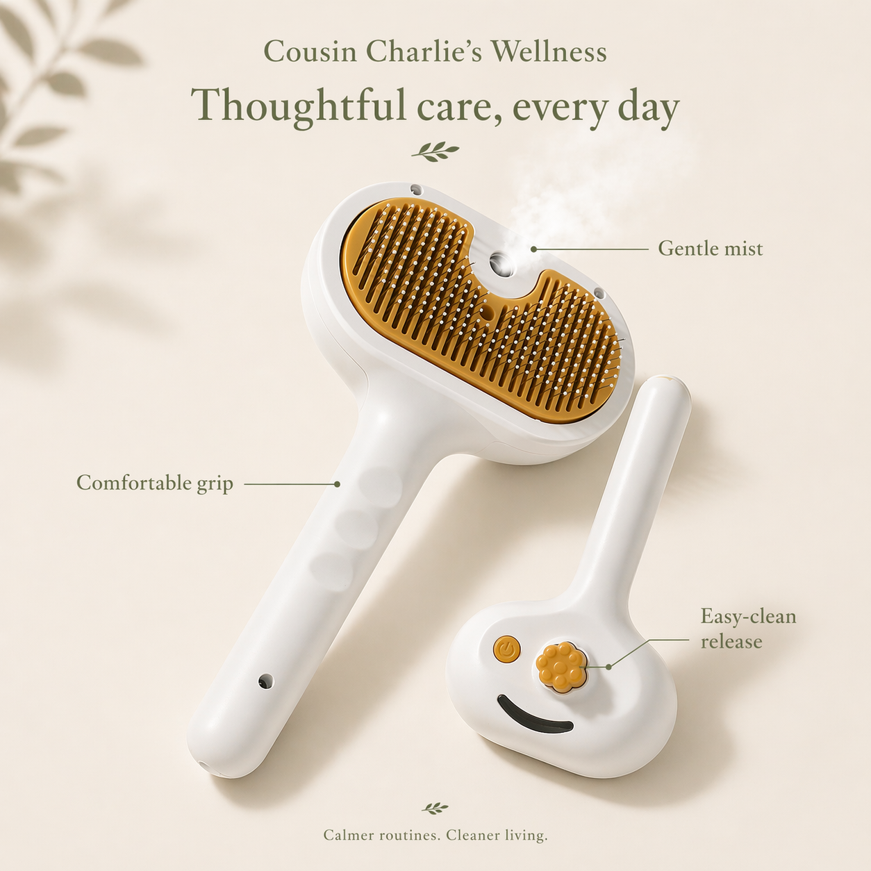 Cool Steam Grooming Brush