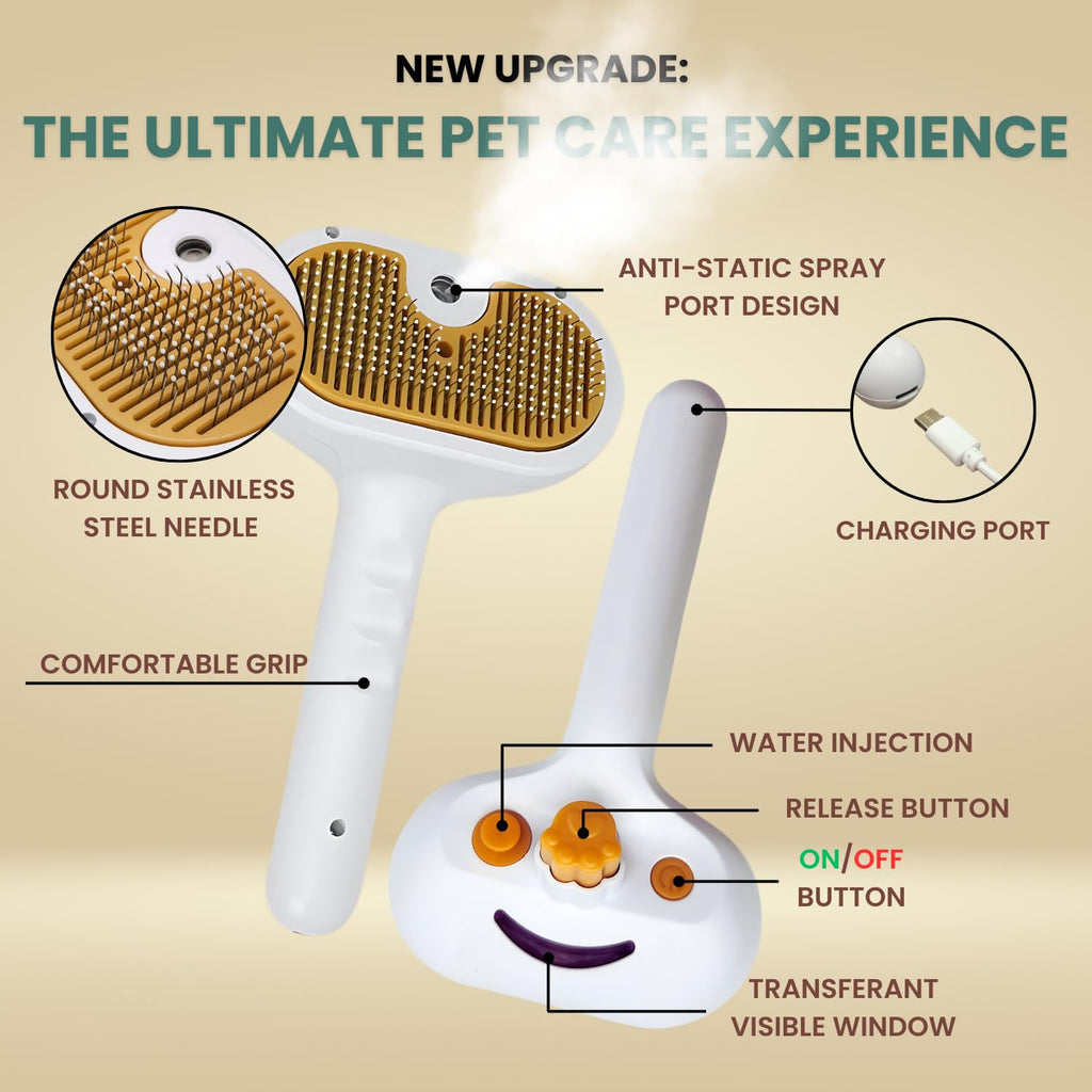 Cool Steam Grooming Brush